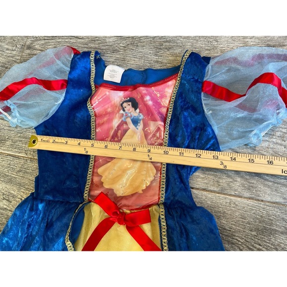 Disney Snow White Gown Princess size 8 girls Dress Halloween Costume ReAd Lights - Picture 6 of 14